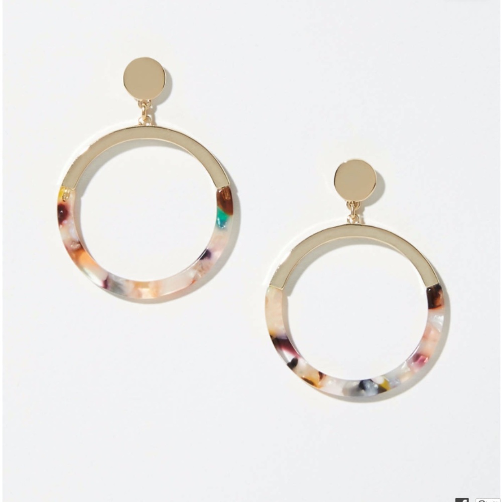 Resin drop earrings NWT